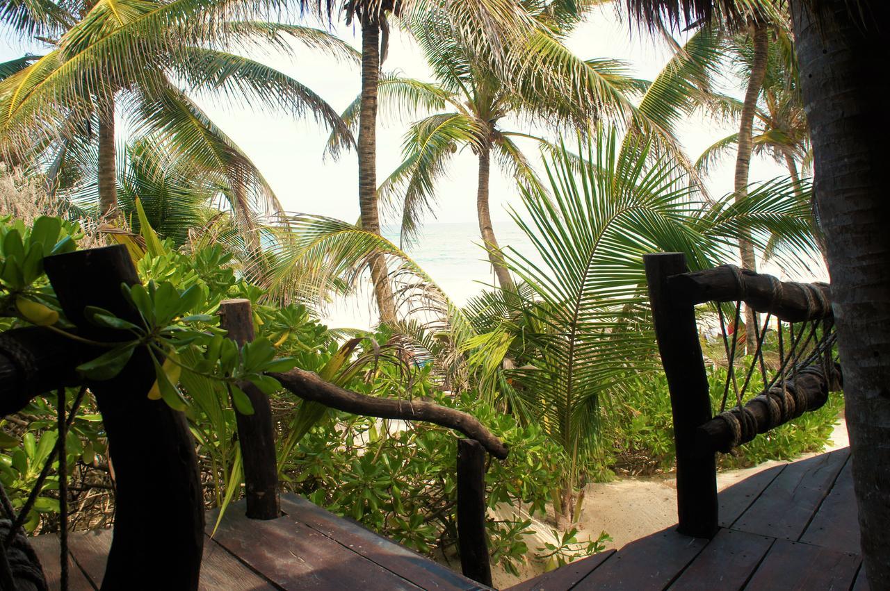 Hotel Cabanas La Luna Tulum Zewnętrze zdjęcie